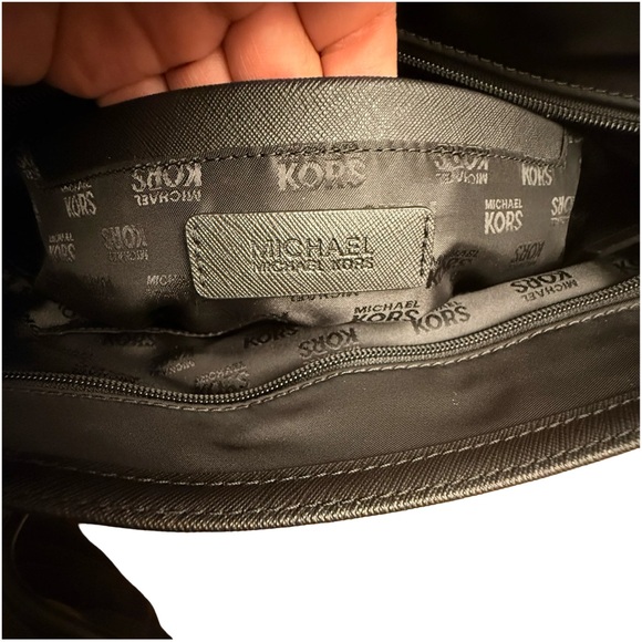 Michael Kors Brown Tote with Gold Accents - Picture 7 of 11